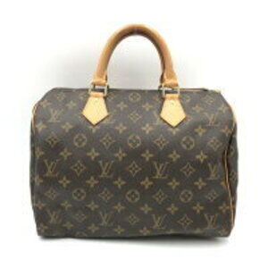 Louis Vuitton handbag leather Speedy Brown